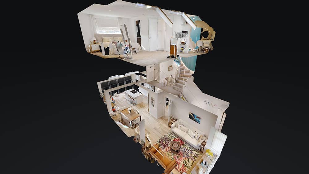 3d interactive view of loft conversion for basement