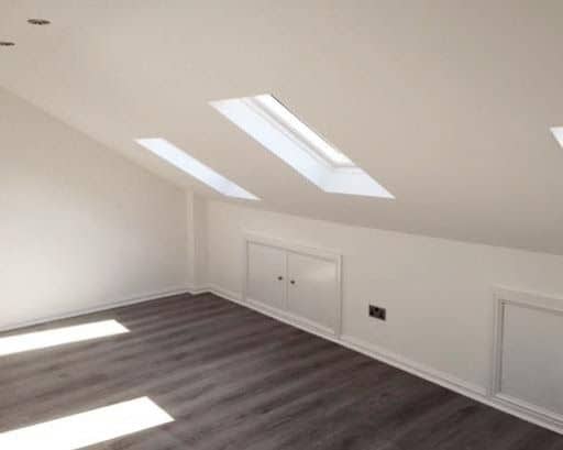 completed interior of loft conversion