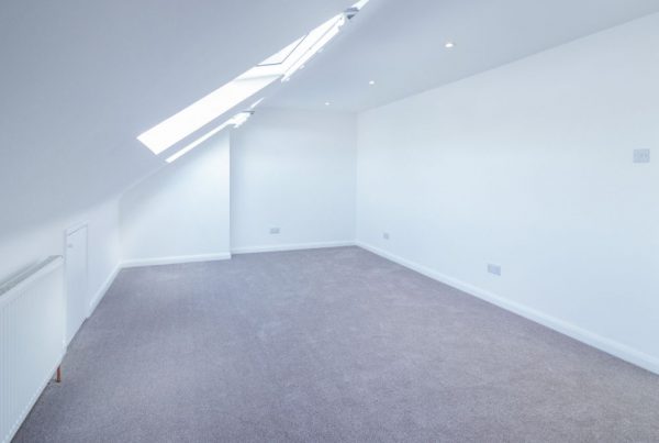 open plan bedroom - loft conversion