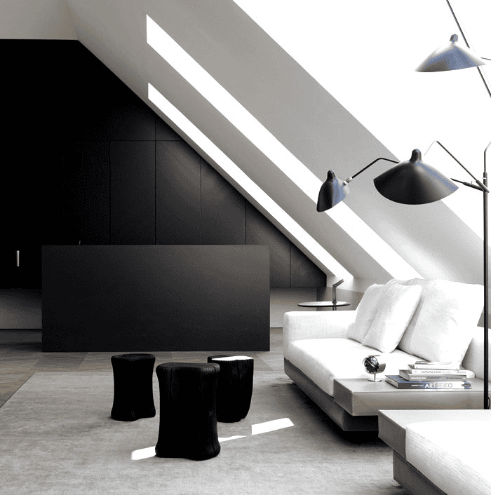 futuristic loft design