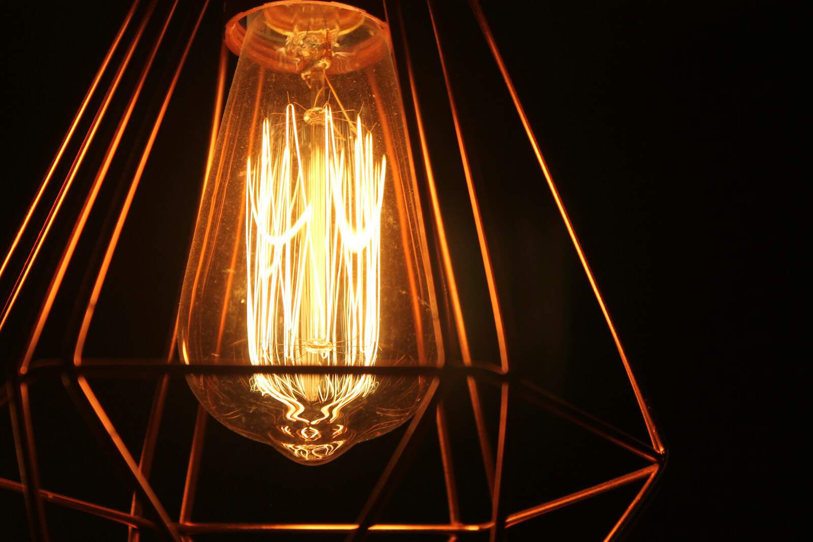 brown and black pendant lamp - loft extension lighting